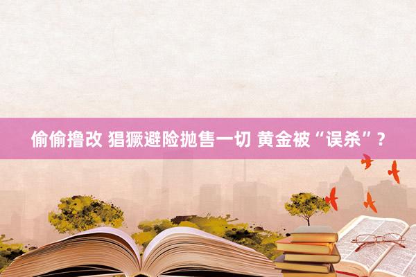 偷偷撸改 猖獗避险抛售一切 黄金被“误杀”？