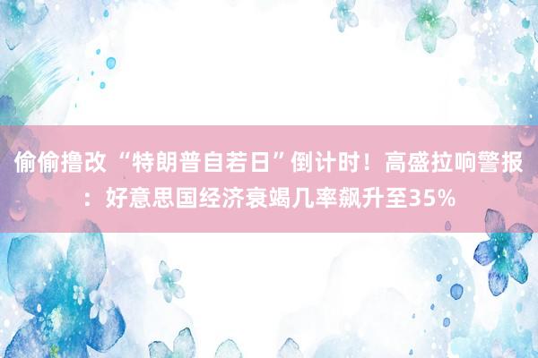 偷偷撸改 “特朗普自若日”倒计时！高盛拉响警报：好意思国经济衰竭几率飙升至35%